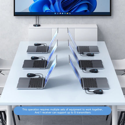 Hagibis Wireless HDMI-compatible Transmitter and Receiver Enterprise 4K Extender Kit Display Adapter Dongle Casting Video Audio