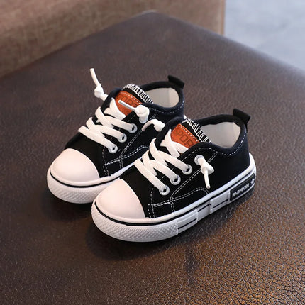 2025 New Children's Canvas Shoes Fashion Baby Board Shoes Girls' Breathable Single Shoes Boys' Casual Shoes