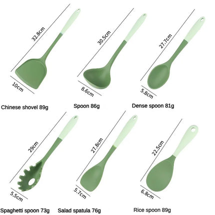 Silicone Utensil Set 6pc / Set Ustensiles Silicone