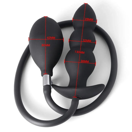 Anal Plug InflatableAnal Beads Butt Plug Anal Dilator Massager Anus  Butt Beads Prostate Massager Sex Toys Men Gay Anus Dilator