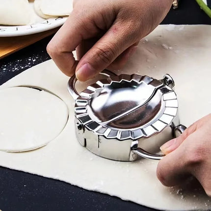 Stainless Steel Dumplings Tool Dumpling Mold Household Manual Press  Kitchen Pastry Baking Dumpling Maker Accessories