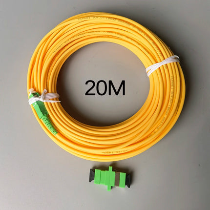Fiber Optic Patch Cable 1.5M/2M/3M/5M/10M/15M/20M/30M/40M SC/APC-SC/APC Single Mode Extension Wire FTTH Cable Free Adapter