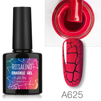 Crackle Gel Polish Cracking Nail Lacquer Quick Drying Nail Art Gel Manicure For UV Semi Permanent Base Top Coat