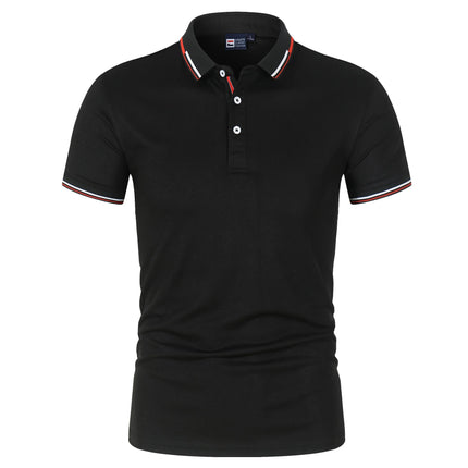 2025 Business Style Polo Shirt with Three-Dimensional Tailoring to Enhance Body Shape, Made of Micro Elastic Fabric with Non Tig