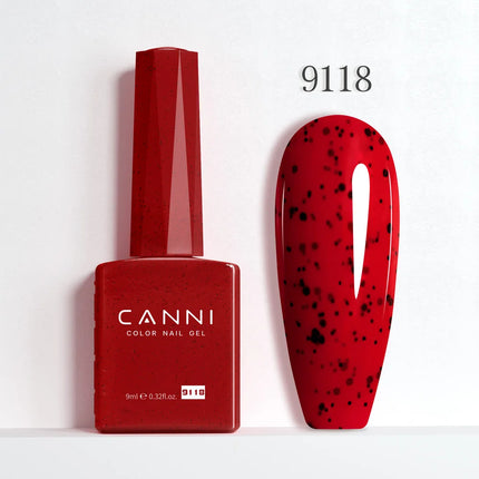 9ml CANNI Gel Nail Polish HEMA FREE TPO FREE Round Brush Gorgeous Color Soak Off UV LED Semi Permanent Gel Varnish Winter Nails