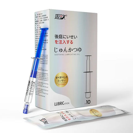 COKELIFE 5ml*10pcs Male Syringe Lubricant Anal Sex Slow Pass Gel Injectable Vagina Lube Thruster Gay Adult Erotic Sex Toys