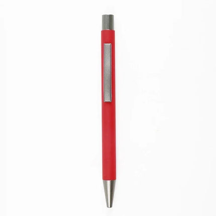 20-200 Pens Wholesale Metal Ballpoint Pen Advertising Pen Rubber Texture Custom Logo Text Laser Engraving Customizable Name Logo