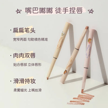 FLORTTE Lip Liner Pencil Matte Lipstick Long Lasting,Smooth Application Mechanical Lip Liners Pencil