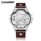 White Brown Leather