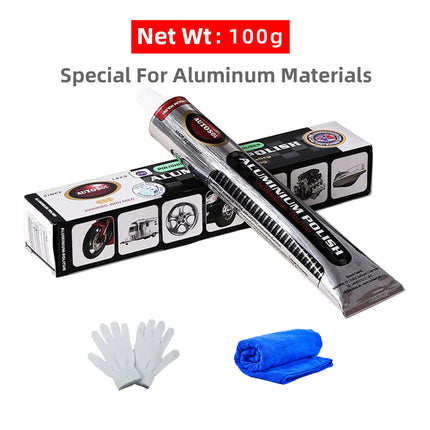 German AUTOSOL Metal Polishing Paste Scratch Repair Metal Band Bag Zipper Copper Food Grade For Polishing Tableware 50g/100g