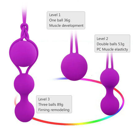 Vaginal Ball Silicone Smart Geisha Kegel Ball Beads Sex Toys for Women Simulator Vagina Chinese Ben Wa Ball Tightening Exerciser