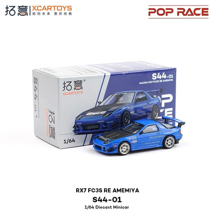 Xcartoys x Pop Race 1:64 EVA RT TYPE-08 087X PANDEM S13 SINGER SKYLINE GTR V8 DRIFT Diecast Model Car