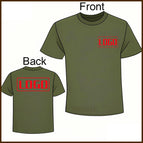 ArmyGreen(chest back / XXXL / No