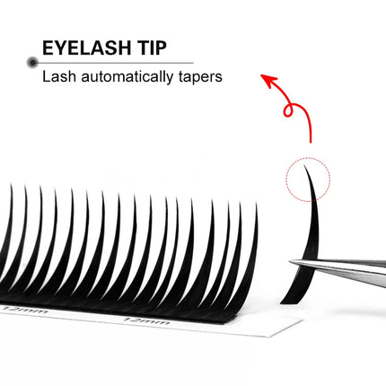 winky beauty 07 C/D Wet Eyelash Extension Manga Wispy Cosplay Type Spikes Lashes Extensions Volume Premade Fans Lashes Supplies