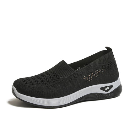 Fashionable casual single shoes, breathable and comfortable women's shoes, sports vulcanized shoes, anti-slip flat shoes