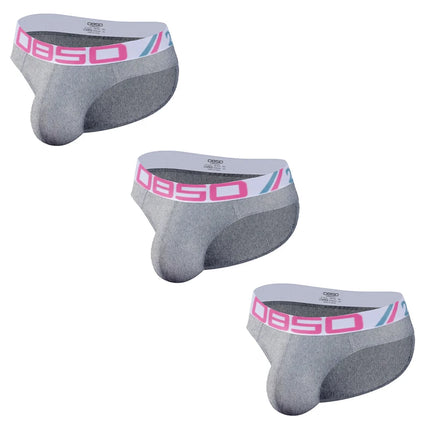 1/3Pcs Cotton Breathable Man Underwear Briefs High-Stretch Men's Sports Briefs Sissy Sexy Low Waist Bikini Underpants Lingerie