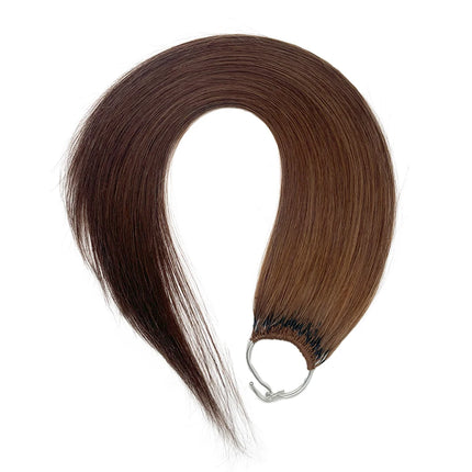 DIYOMO new Korean pure cotton 100% real human hair cotton thread double head double brush feather hair extensions for women