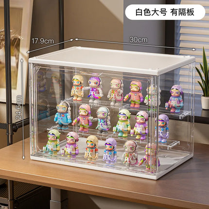 Blind Box Storage Display Case Transparent Dustproof Collectible Figures And Blind Box Storage Box Doll Display Cabinet