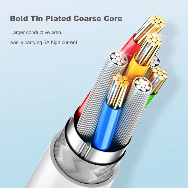 PD 100W USB Type C Super Fast Charging Cable 6A USB To Type C Charger Cord For Huawei Honor 400 300 Pro Ultra GT X 70 60 Play10T