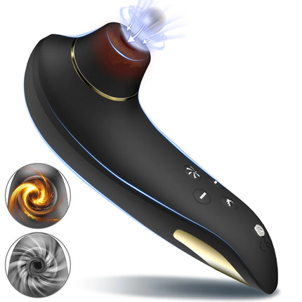 Heating Sucking Vibrator Female 5 Speeds 8 Suck Modes Clitoris Nipple Stimulator Anal Suction Massager Adult Sex Toys for Women