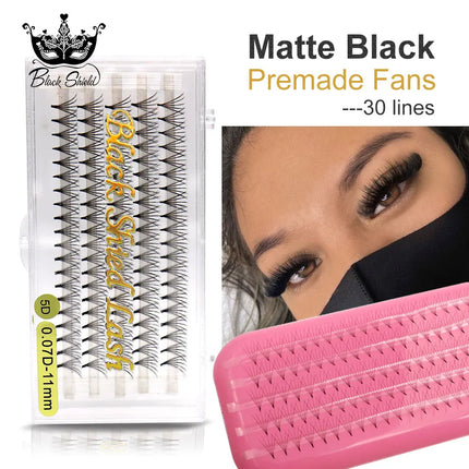 1200 Fans 3D-20D Premade Russian Volume Fans Sharp Thin Pointy Stem Premade Lashes Extension Faux Mink Lashes Wholesale