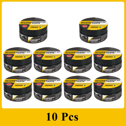 Car Interior Plastic Leather Scratch Repair Paste Automotive Polishing Wax Repair Anti-Aging Paste Tires Seats Steering Wheel