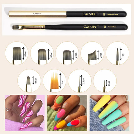 6pcs/kit CANNI TPO FREE HEMA FREE Halloween Nails Color Set Dark Red Semi Permanent Soak off UV LED Gel Varnish Christmas Gift