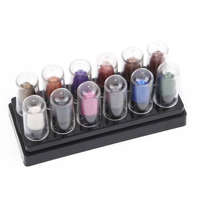 Eyeshadow Pencil Set 12 Colors Waterproof Long Lasting Glitter Shimmer Eye Shadow Pen Highlighter Matte Stick Eyes Makeup Tools