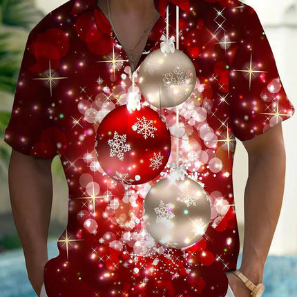 New Hawaii Spring/Summer Fashion Leisure Street Walk Tourist Beach Printed Full Open Short Sleeve Button Shirt, Quick Shipping