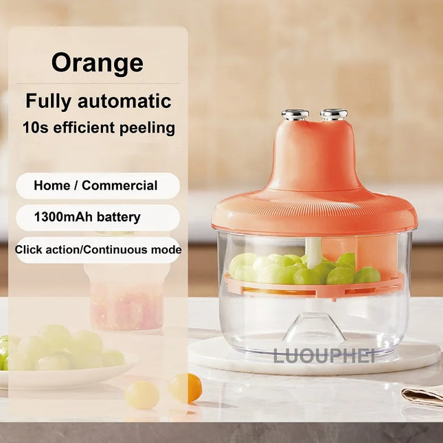 Electric Grape Peeling Machine Auto Multipurpose Small Fruit Peeling Tool Kitchen Peeler for Garlic Tomatoes Peeler Machine 50W