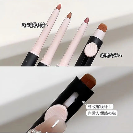 SWEET MINT Artist Lipliner Outline Lip Shape Lasting Color Pen With Brush Novice Lipstick Matte