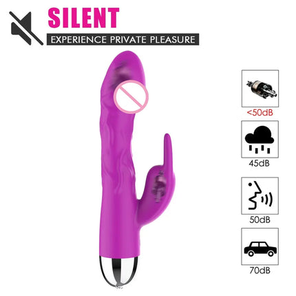 Huge Silicone Dildo Rabbit Vibrator for Women Clitoris Stimulation Massage 10 Speed G Spot Vibrator Adult Sex Toys