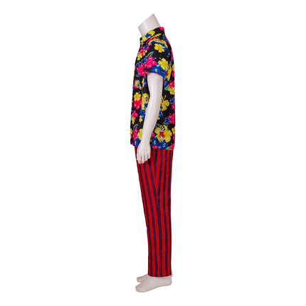 Ace Ventura Cosplay Pet Detective Costume Mens Shirt Pants Belt Hawaiian Vacation Full Set Halloween Carnival Outfit