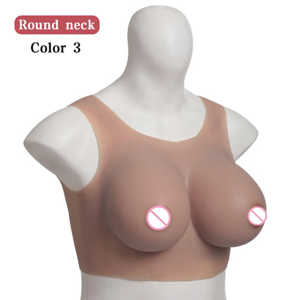 Eyung H Cup Silicone Breast Forms Fake Tits Enhancer For Crossdresser Drag Queen Fake Boobs Tits Breastplate Male To Female Sissy