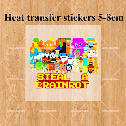 Steal A Brainrot Children Short Sleeves T-Shirts Cartoon 67 Six Seven Tops Shirts Game Cute Girls Boys Kids Summer Clothes Gift