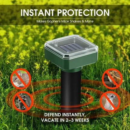 1/4PCS Outdoor Solar Powered Animals Repeller Outdoor Waterproof Repellent for Outdoor Lawns Garden Farmland Plant Protection