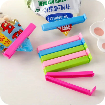 10-50Pcs Portable Kitchen Storage Food Snack Seal Sealing Bag Clips Sealer Clamp Plastic Tool Kitchen Accessories Bag Clip