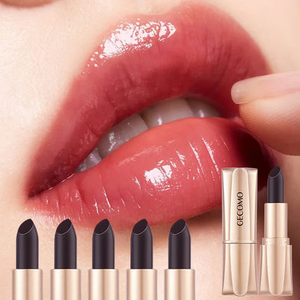 GECOMO Black Magic Lipstick - Moisturizing Gloss, Long-Lasting, Temp-Sensitive Color Change, Lip Hydration,Korean makeup