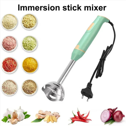 Multifunctional Stainless Steel Electric Hand Mixer Egg Beater Veggie Blender Food Chopper Portable Kitchen Tools