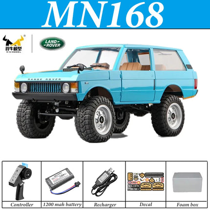 MN168 RC Car 1:12 Full Scale RTR Version MN Model 2.4G 4WD 280 Motor Proportional Off-Road RC Remote Control Car for Boys Gifts
