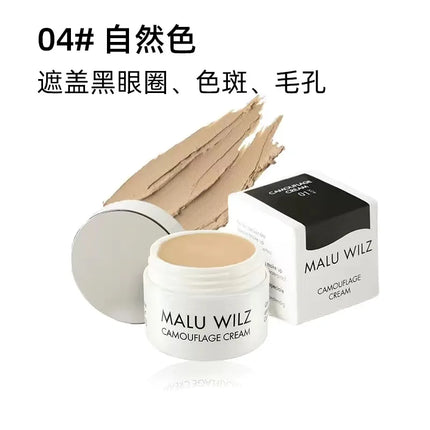 MALU WUILZ Concealer Palette Cream Texture Covers Acne Marks Dark Circles Multifunction Face Makeup Lasting Brighten Cosmetics