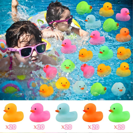 12/24/36/72 Pack Multicolor Mini Rubber Ducks Yellow Rubber Duck Toy Rubber Tub Toys Toys Squeak and Float Ducks