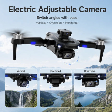 Aerial Drone 6K 4K HD Dual Camera 90° Electric Adjustment 50X Zoom Dual Lens Switch Gesture Shooting HDR WIFI Transmission Outdoor RC Drone