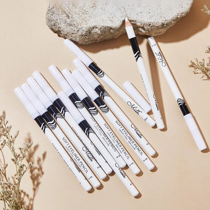 1~10PCS New White Eyeliner Makeup Lasting Smooth Easy To Wear Eyes Brightener Waterproof Fashion Eyes Liner Pencils Eye Makeup