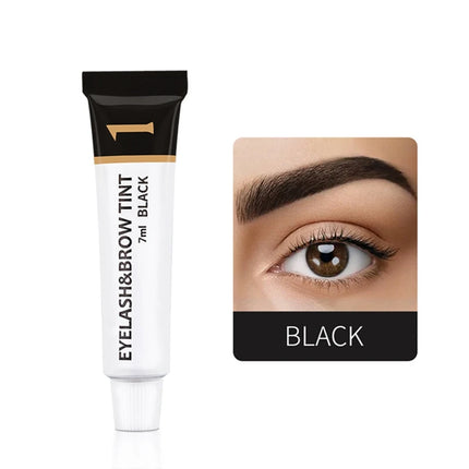 3 Colors Eyelash Eyebrow Dye Tint Kit Lasting Fast Tint Brow Dye Gel Eyebrow Cream Brow Enhancers  Mascara Makeup Tool New