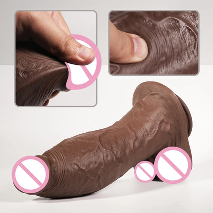 Huge Thick Dildo for Women G-Spot Realistic Dildo Masturbator Big Dick Vibrator Anal Penis Dildo Adult Sex Toy Supplies