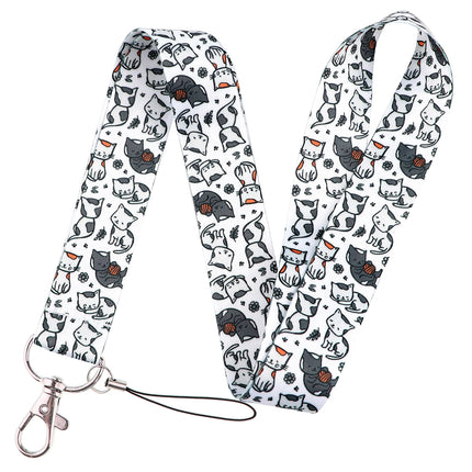 100 Designs Cute Art Lanyard for Keys Chain Badge Holder ID Credit Card Pass Hang Rope Lariat Mobile Phone Charm Accessories