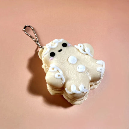 Calming Keychain Keys Finger Button Anti-stress Toys Funny Watermelon French Fries Ice Decompression Gifts for Children Adults
