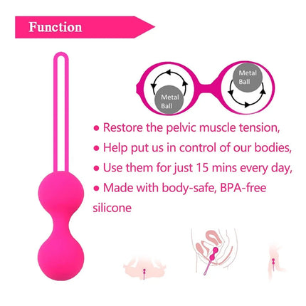 Women tighten vagina muscle trainer kegel ball egg intimate silicone smart kegel vaginal pelvic floor balls sex toys for adult