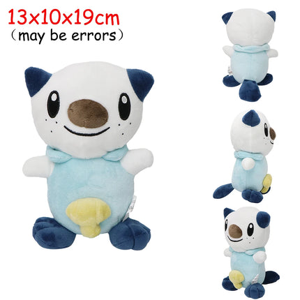 Tepig Snivy Oshawott Pokemon Stuffed Doll Anime Pocket Monsters Unova Region First Partner Plush Peluche Toy Funny Present Gift